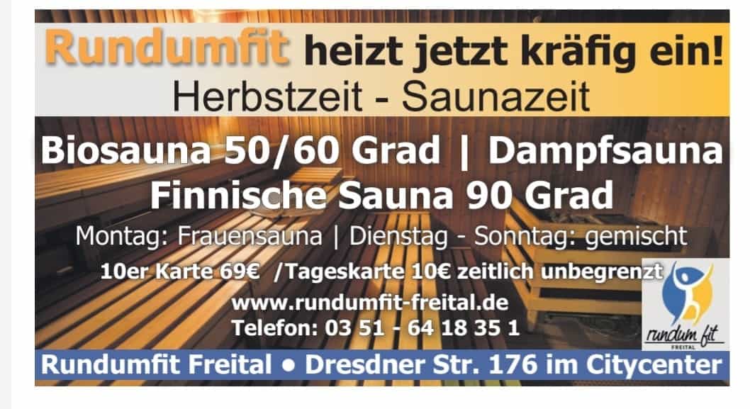 Sauna Angebot