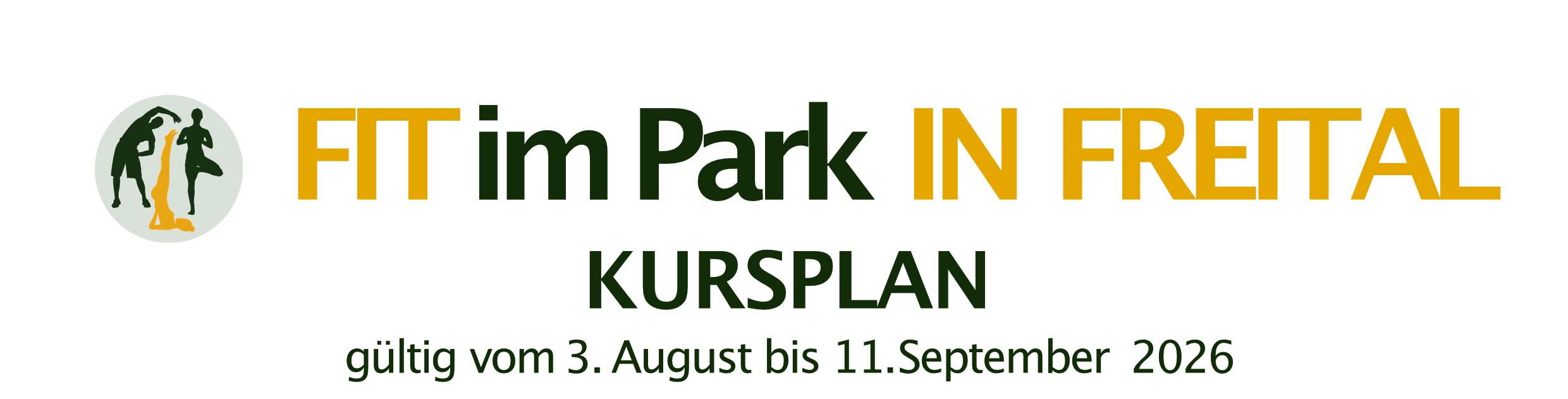 Banner Fit im Park