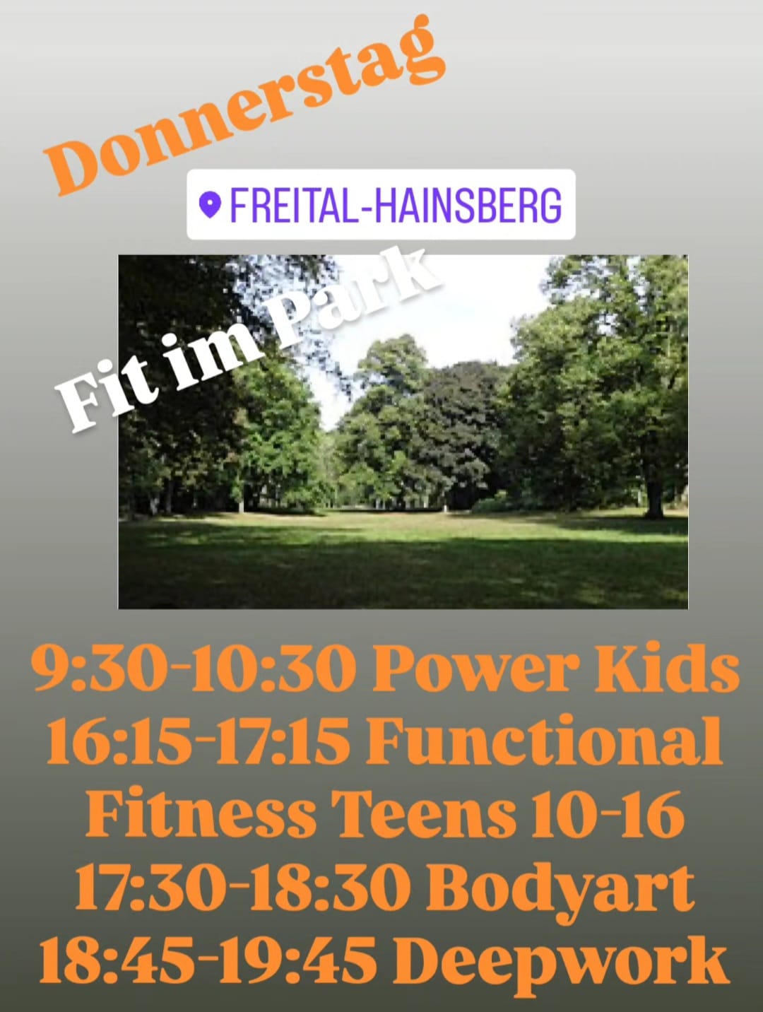 Fit im Park
